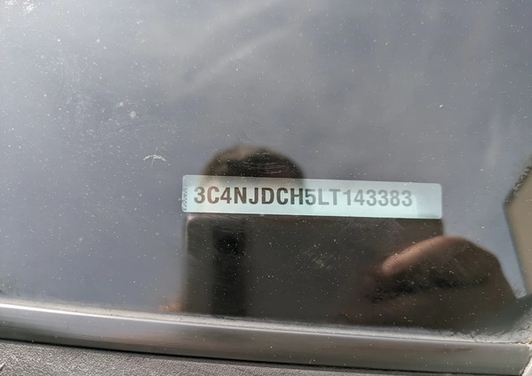 Jeep Compass cena 110000 przebieg: 55555, rok produkcji 2019 z Łódź małe 121